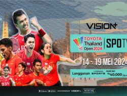 Indonesia Berburu Juara di BWF Thailand Open 2024, Nonton Persaingan Sengitnya di Vision+