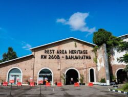 Bekas pabrik gula disulap jadi rest area unik di Banjaratma KM 260B